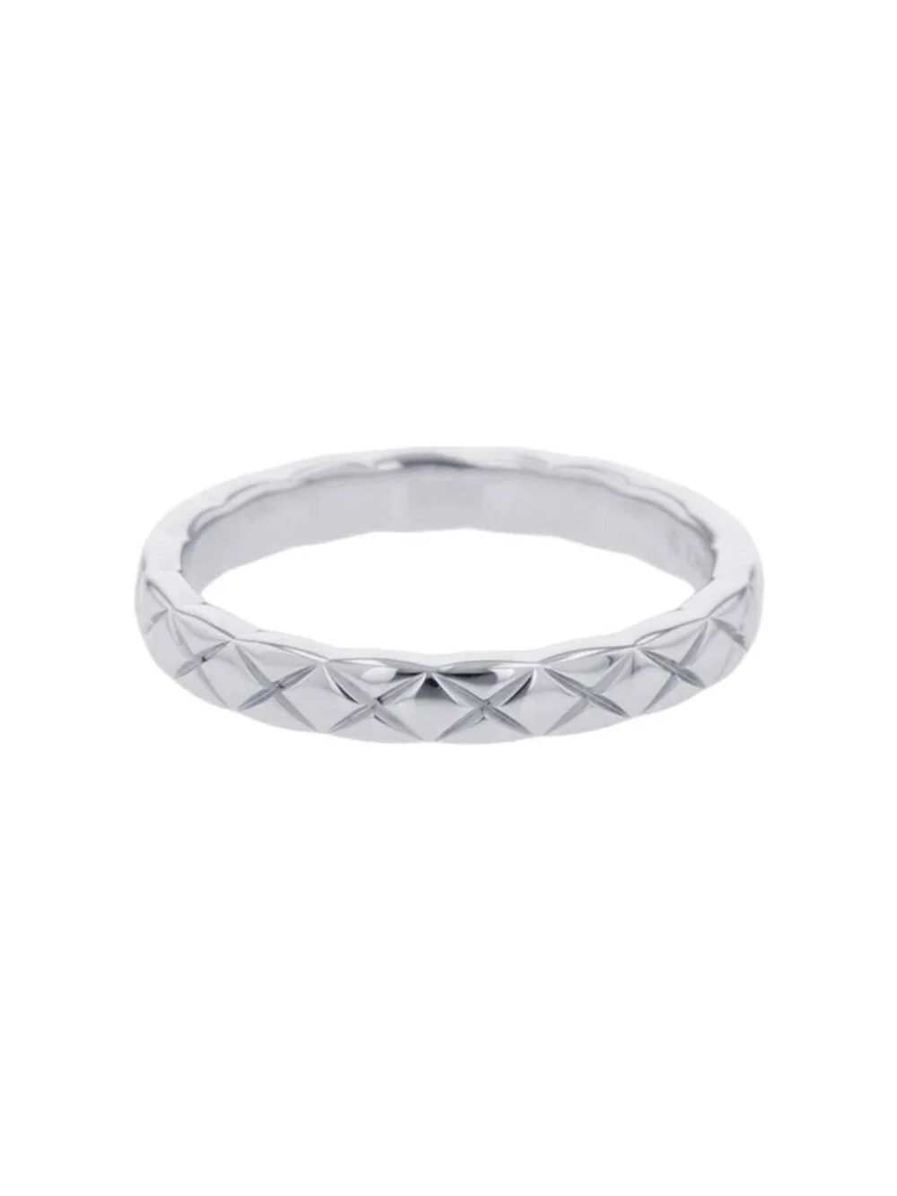 Chanel Ring Coco Crush Collection Marriage Small Diamond Platinum